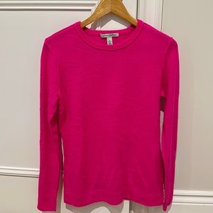Autumn cashmere crew long sleeve top